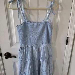 Light Blue Eyelet Sundress